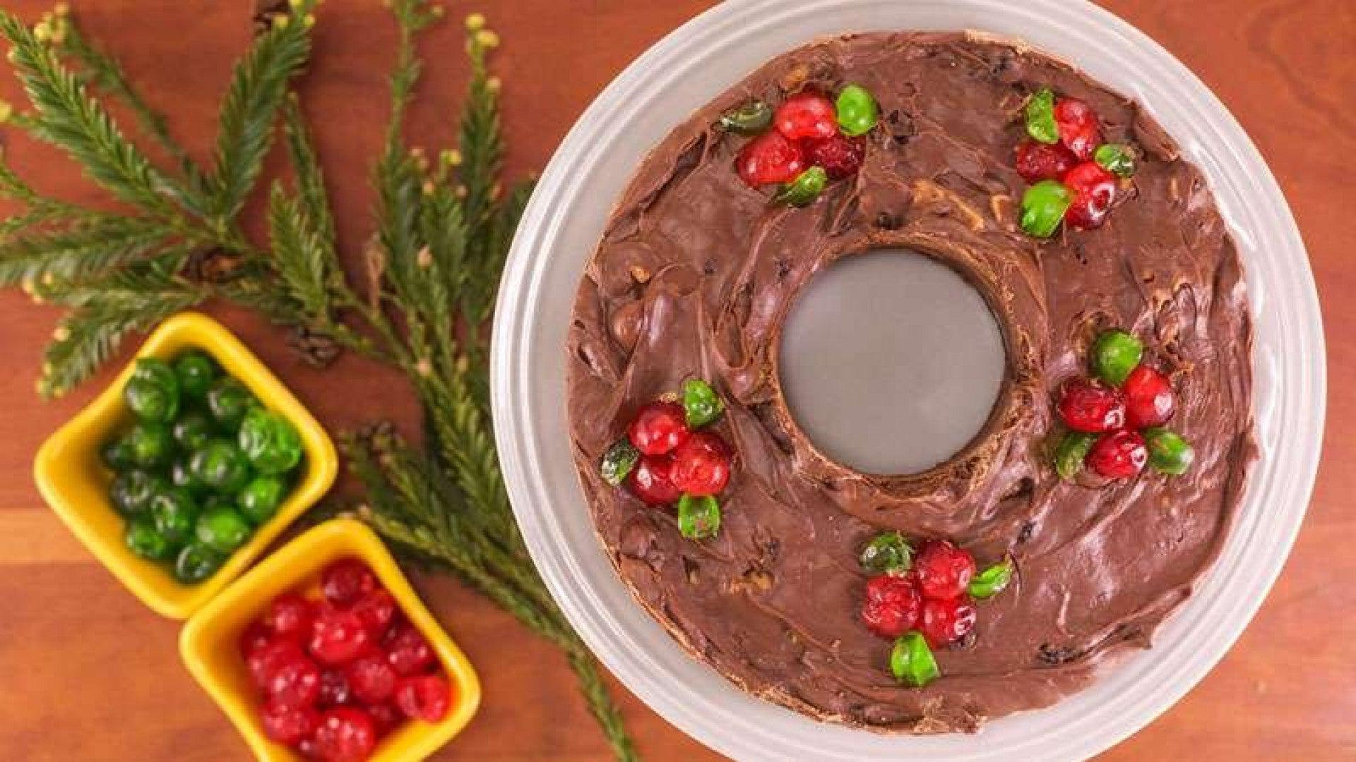 5-Minute Fudge Wreath