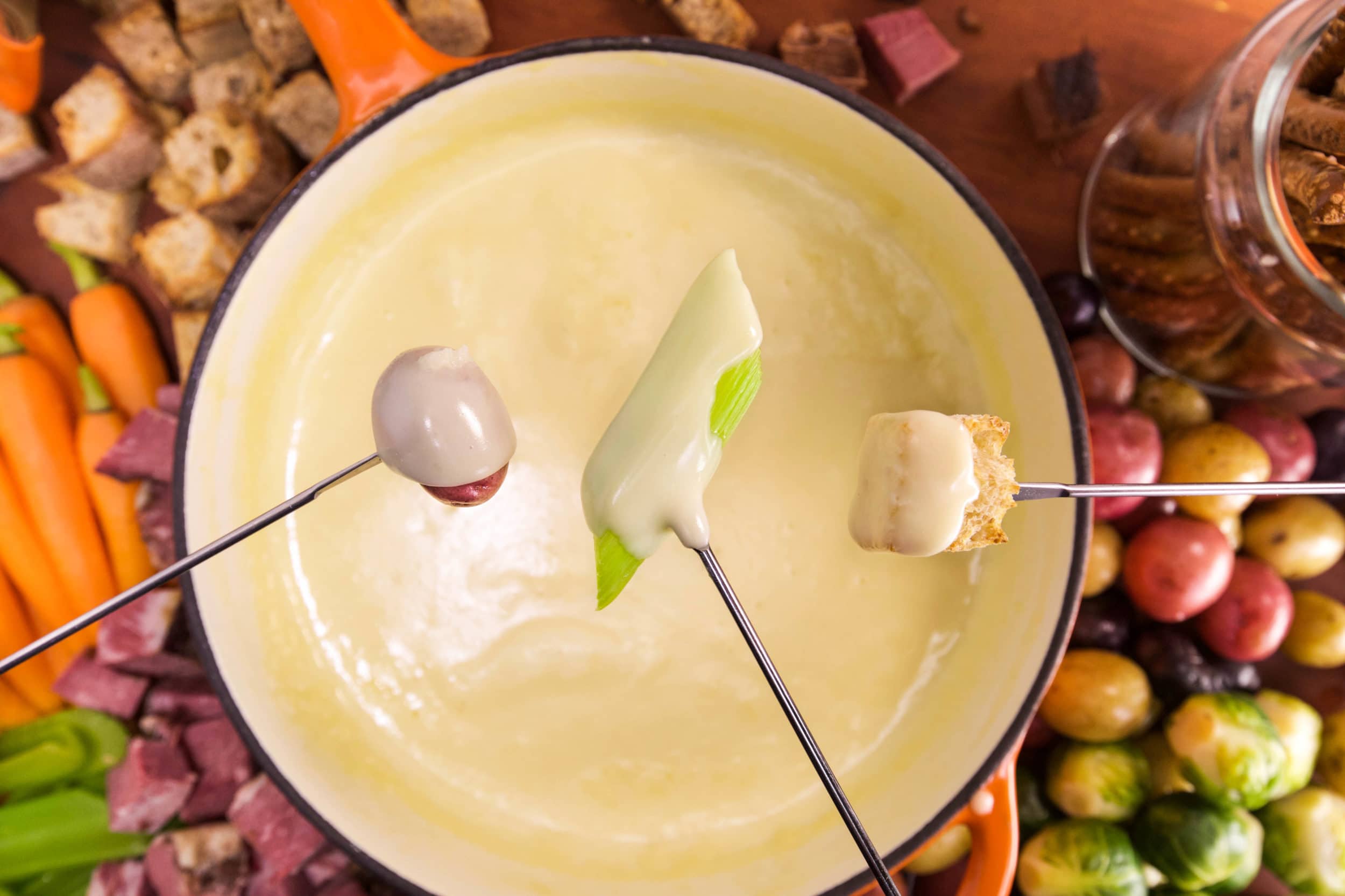 Irish Whiskey and Beer Cheese Fondue