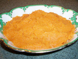 Smashed Sweet Potatoes with Honey