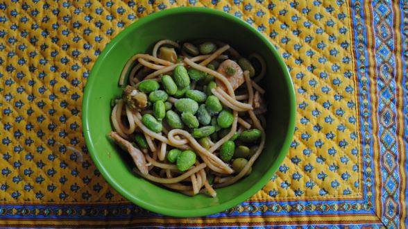 Teriyaki BBQ Beef or Chicken with Broccoli Noodle Bowls