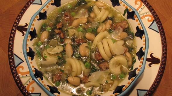 White Minestrone with Fennel and Sausage