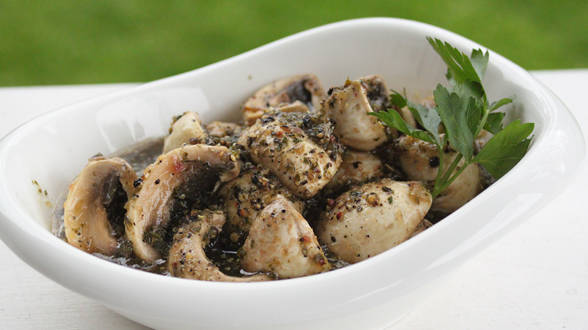 Minute Marinated Mushrooms