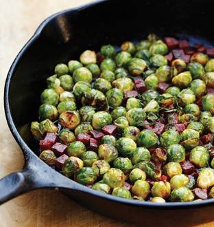 Pan-Roasted Brussels Sprouts