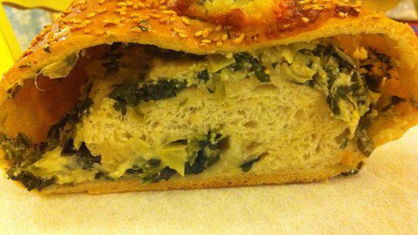 Spinach-Artichoke Stromboli