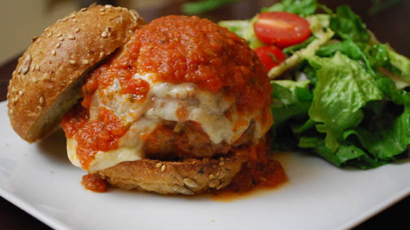 Meatball Hero Burgers