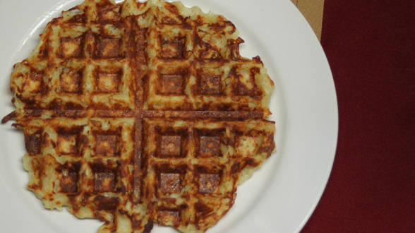 Crispy Hash Brown Waffles