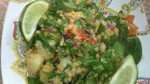 Red Lentil Salad