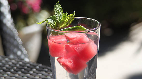 Watermelon Ice Cubes