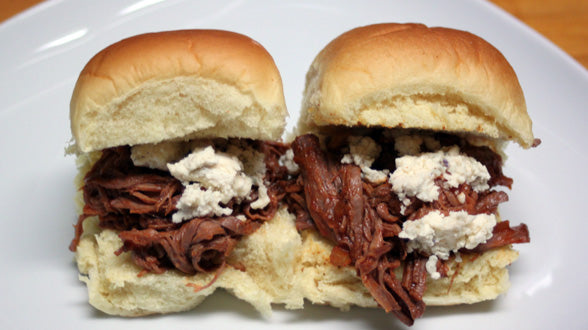 Whiskey Brisket Sandwiches