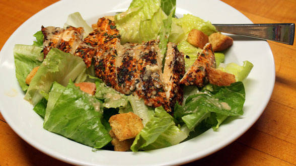 Sesame Caesar with Za’atar Rub Grilled Chicken