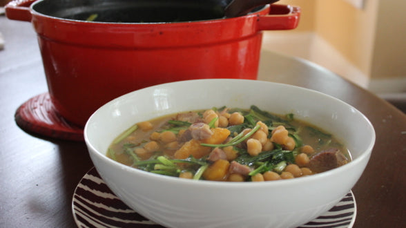 Potaje de Garbanzos: Garbanzo and Pork Stew