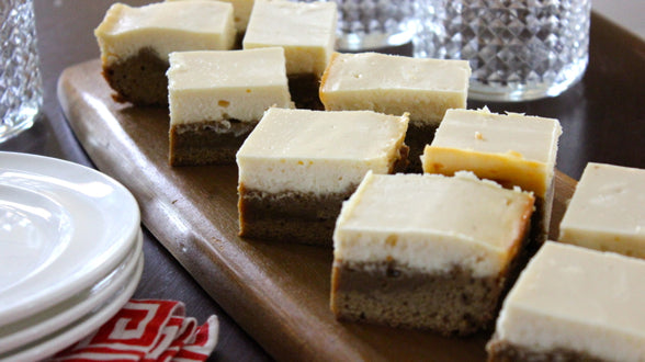 Gingerbread Cheesecake Bars