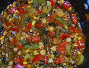 Veg-Head Three-Bean Chili