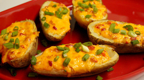 Pimento Cheese Potato Skins