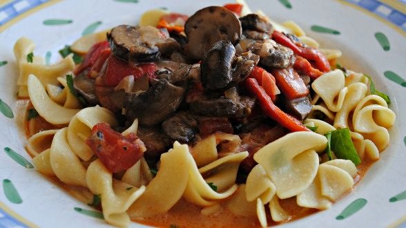 Mushroom Paprikash