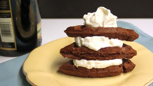 Irish Stout Cake Waffle