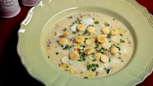 Smoky "Chowda" with Fire-Roasted Corn