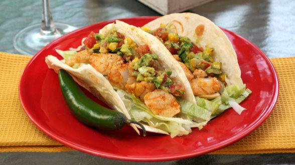 Fish Tacos with Corny Guac