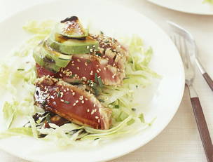 Five-Spice Sesame Tuna and Avocado