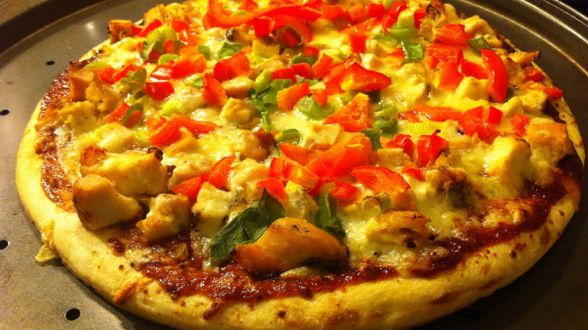 Barbecued Chicken Pizza