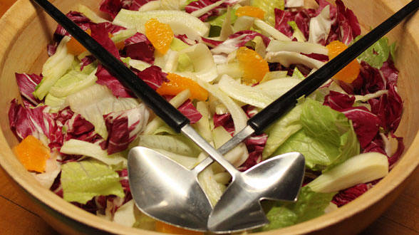 Tri Colore Salad with Fennel