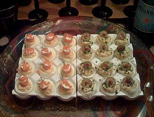 Go Green (Olive) Deviled Eggs