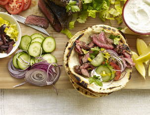 Sliced Steak Gyros