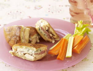 Chicken Cordon "Blue" Panini