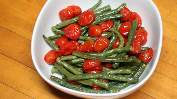 Roasted Beans and Tomatoes