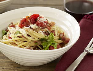 Cherry Tomato Spaghetti all'Amatriciana