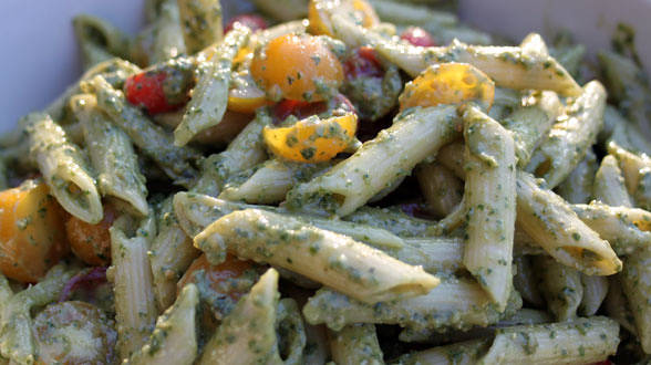 New Pesto Pasta Salad