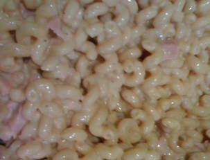 Macaroni and Cheese with Ham