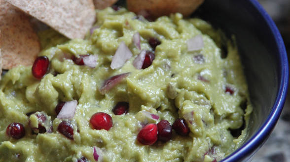 Pomegranate Guacamole