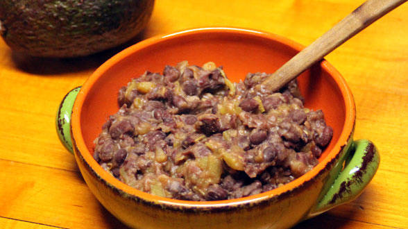 Black Refried Beans