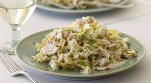 Salmon Pasta with Poppy and Dill