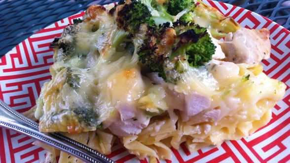 Chicken Divan and Egg Noodle Bake