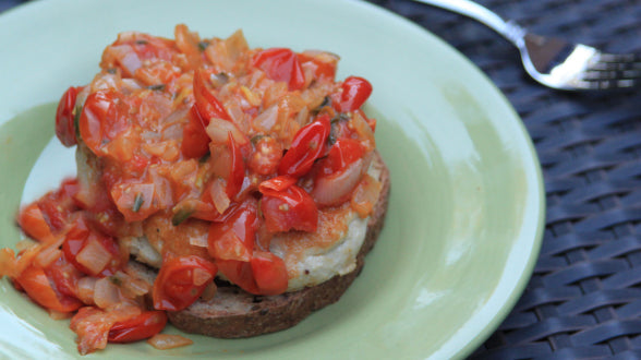 More Flavor, Less Bun: Italian-Style Turkey Burger