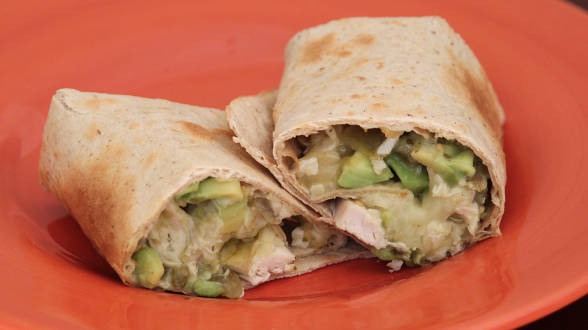 Quick Chicken Suiza Burritos