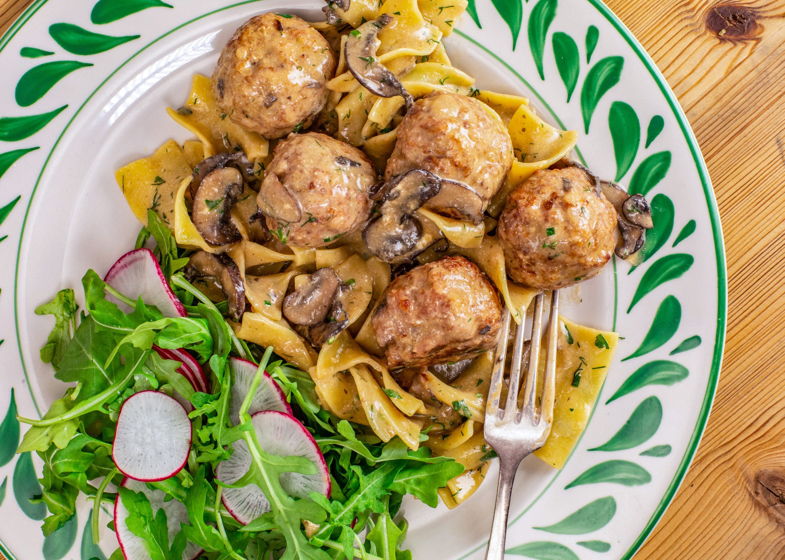 Rachael's Meatball Stroganoff