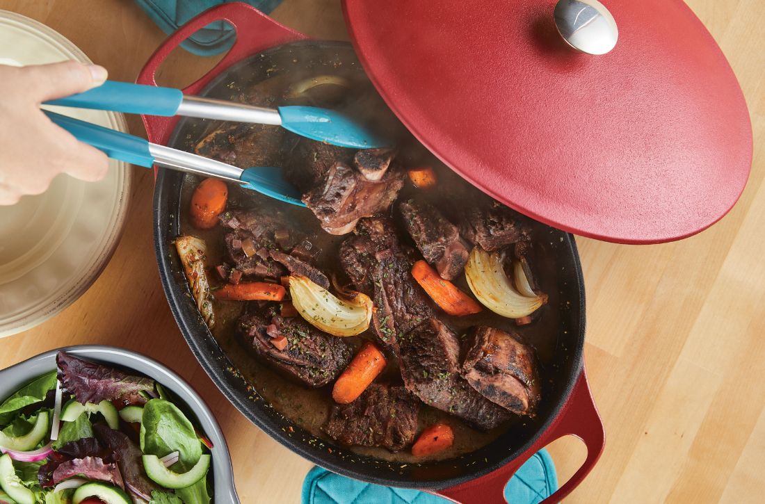 Mulled Cider Beef and Potato Turnip Mash