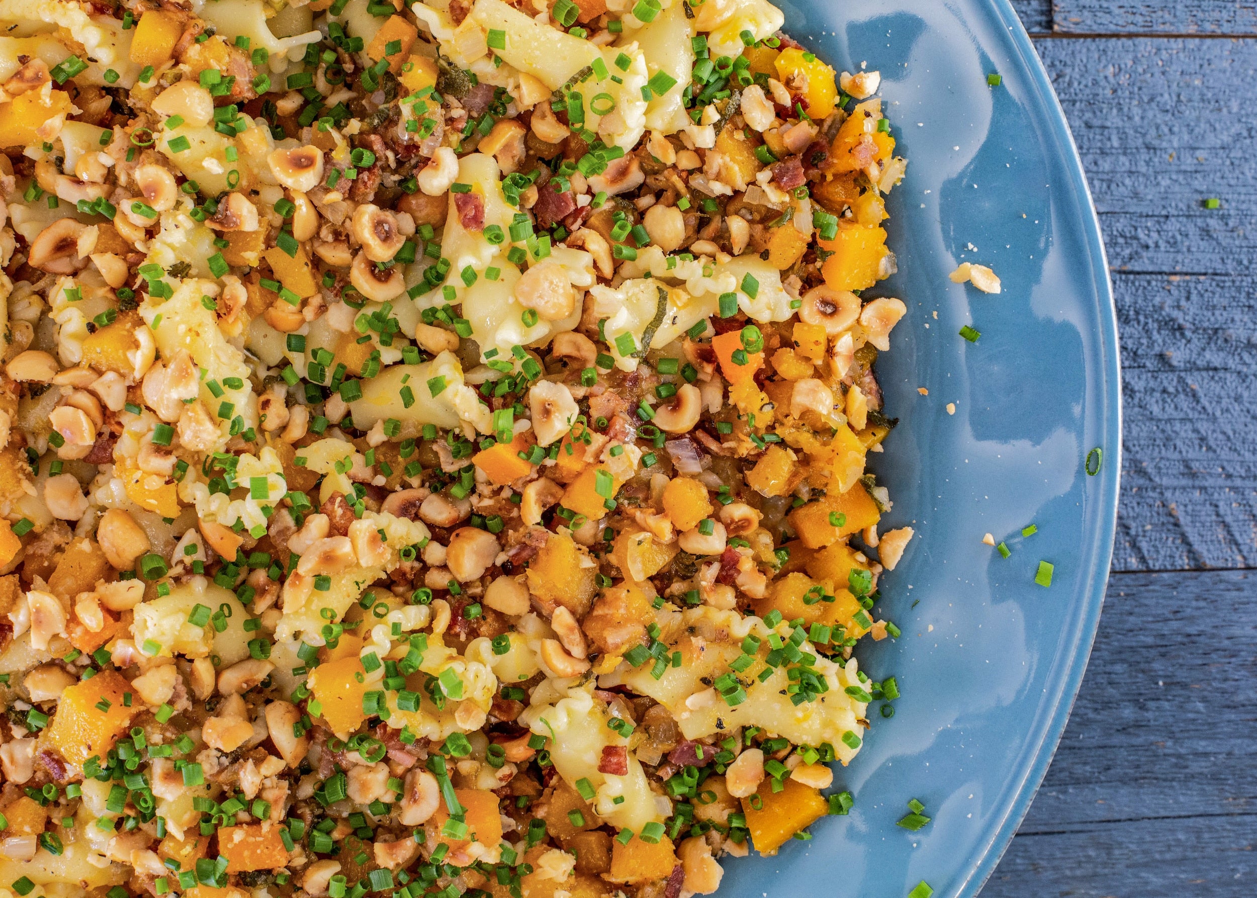 Rachael's Pasta with Bacon and Butternut