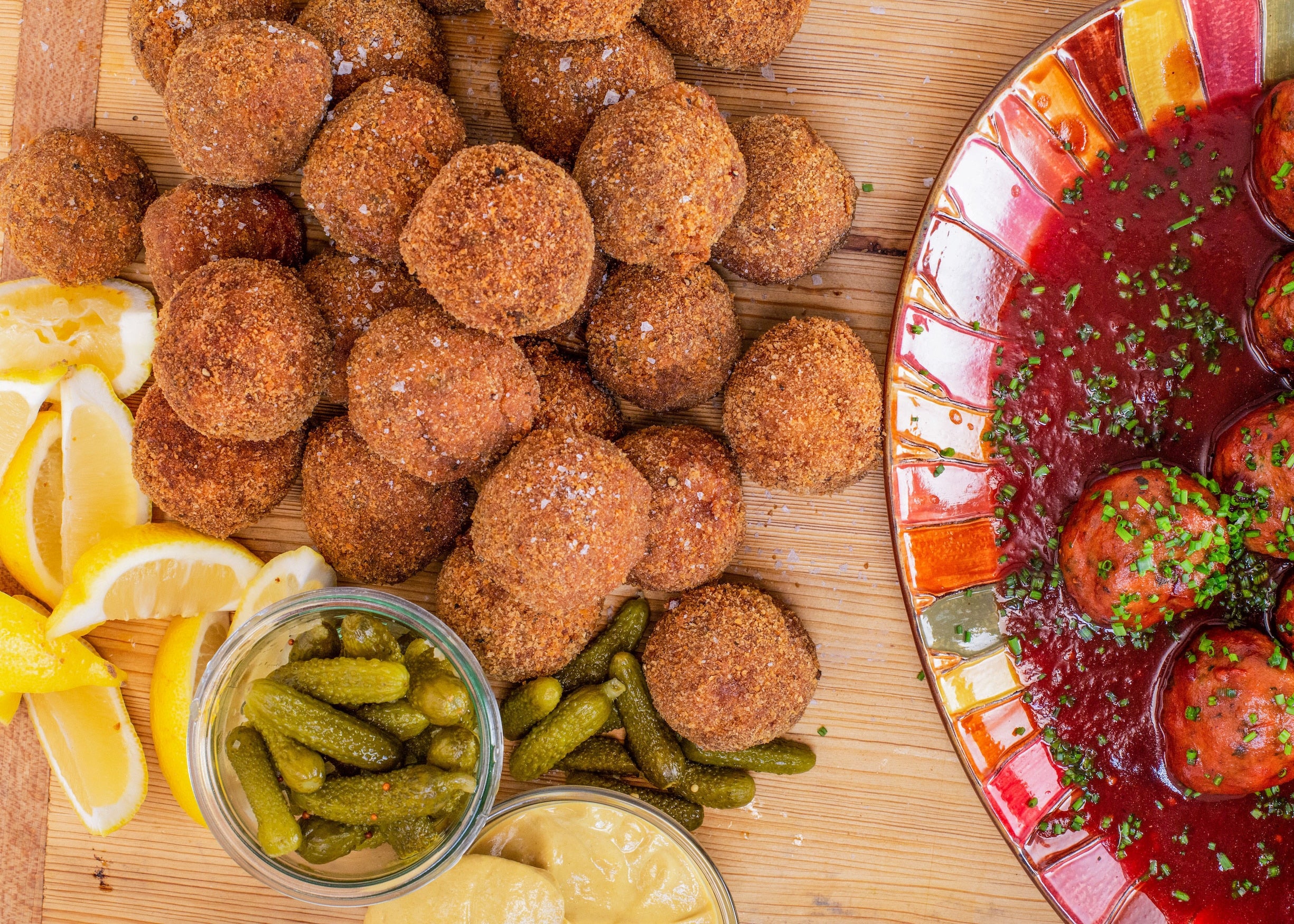 Rachael's Pork Schnitzel Meatballs