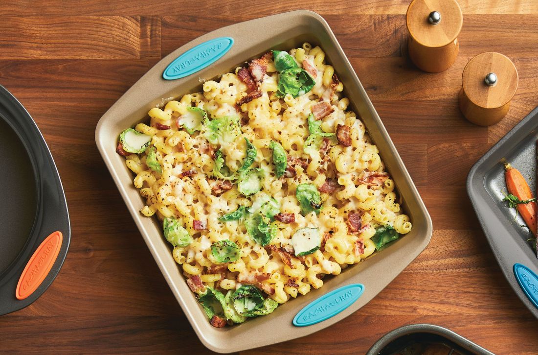 Bacon and Brussels Sprout Mac and Cheese