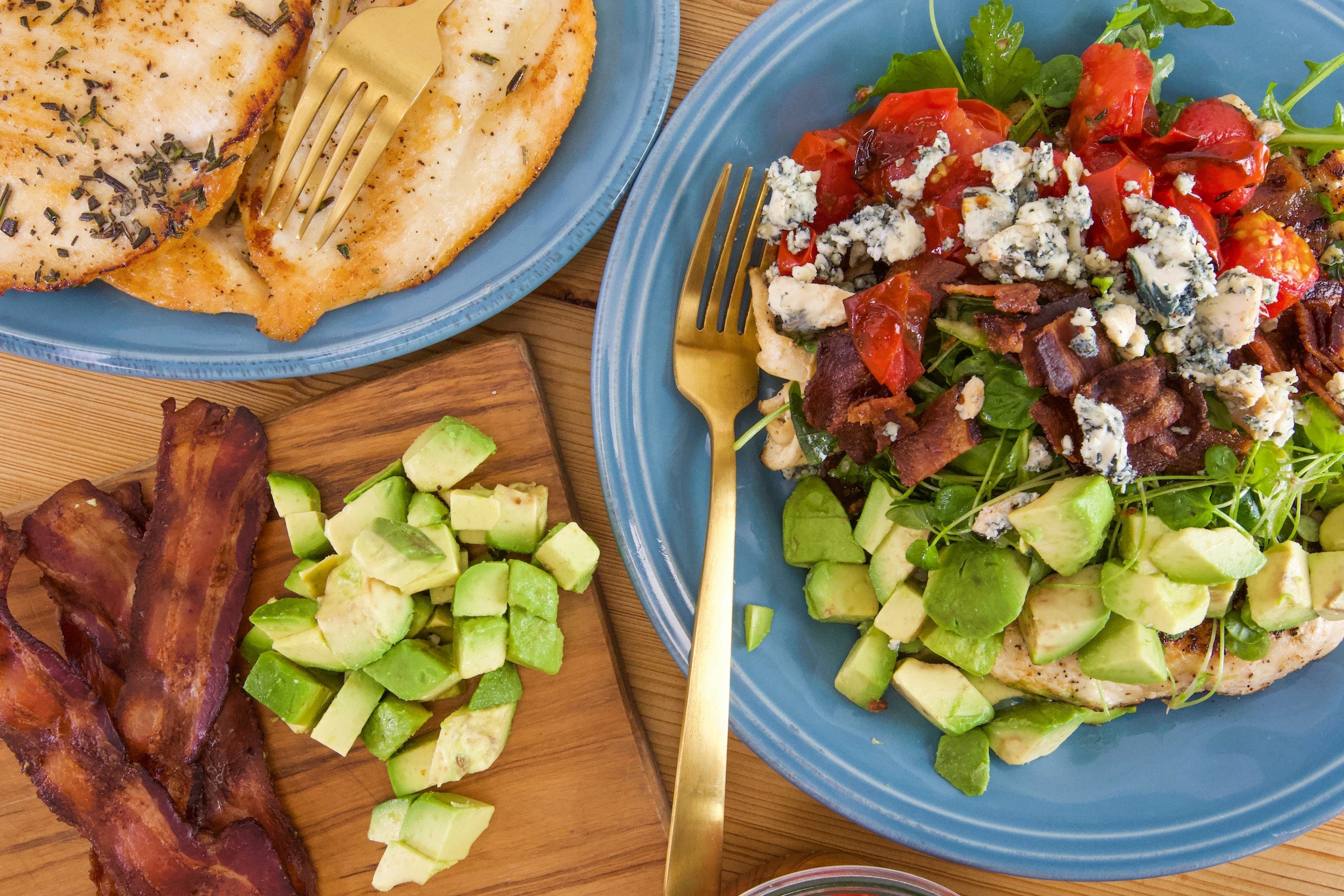 Rachael's Cobb Style Chicken Paillard