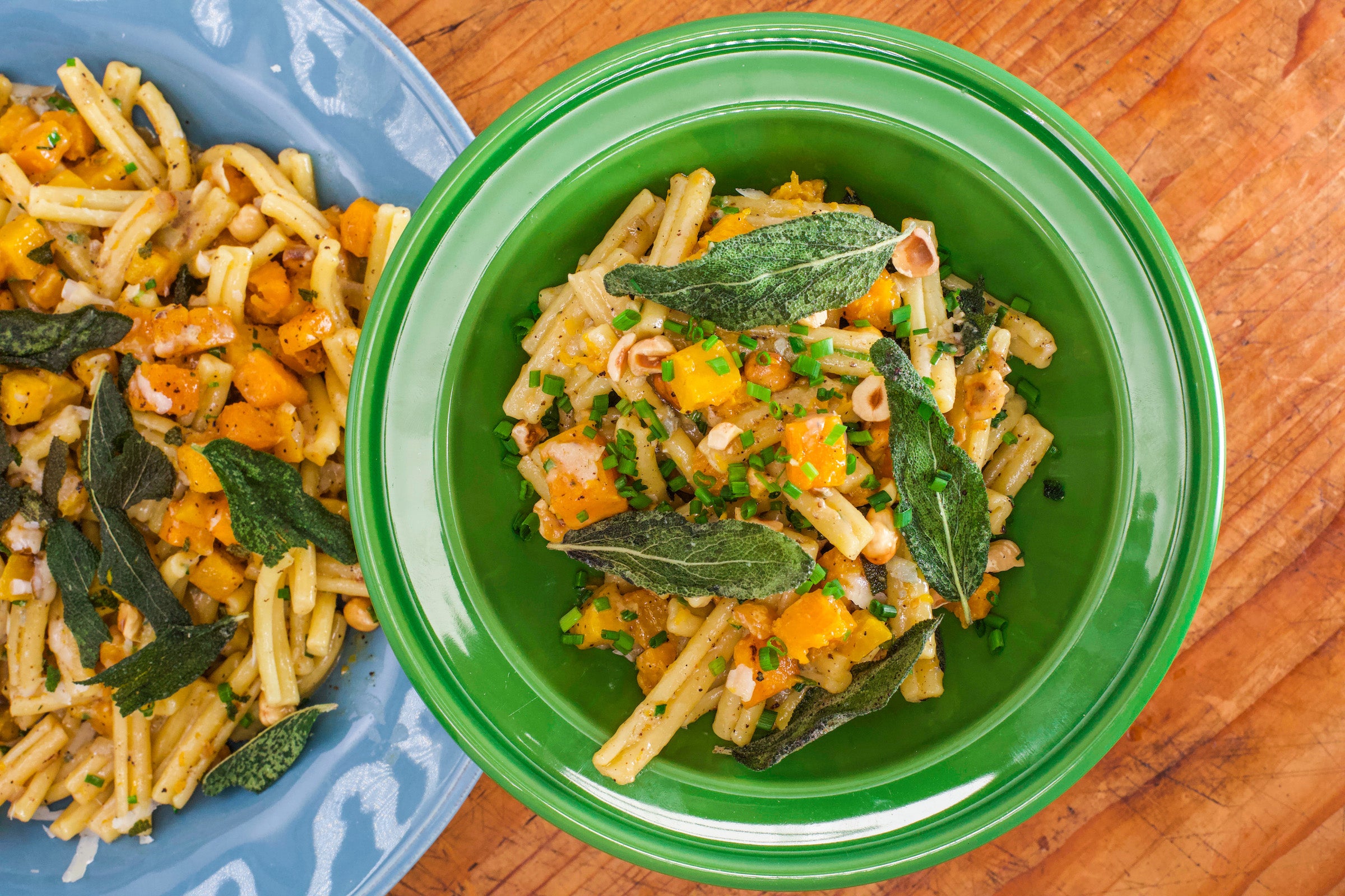 Rachael's Pumpkin, Sage and Gorgonzola Pasta