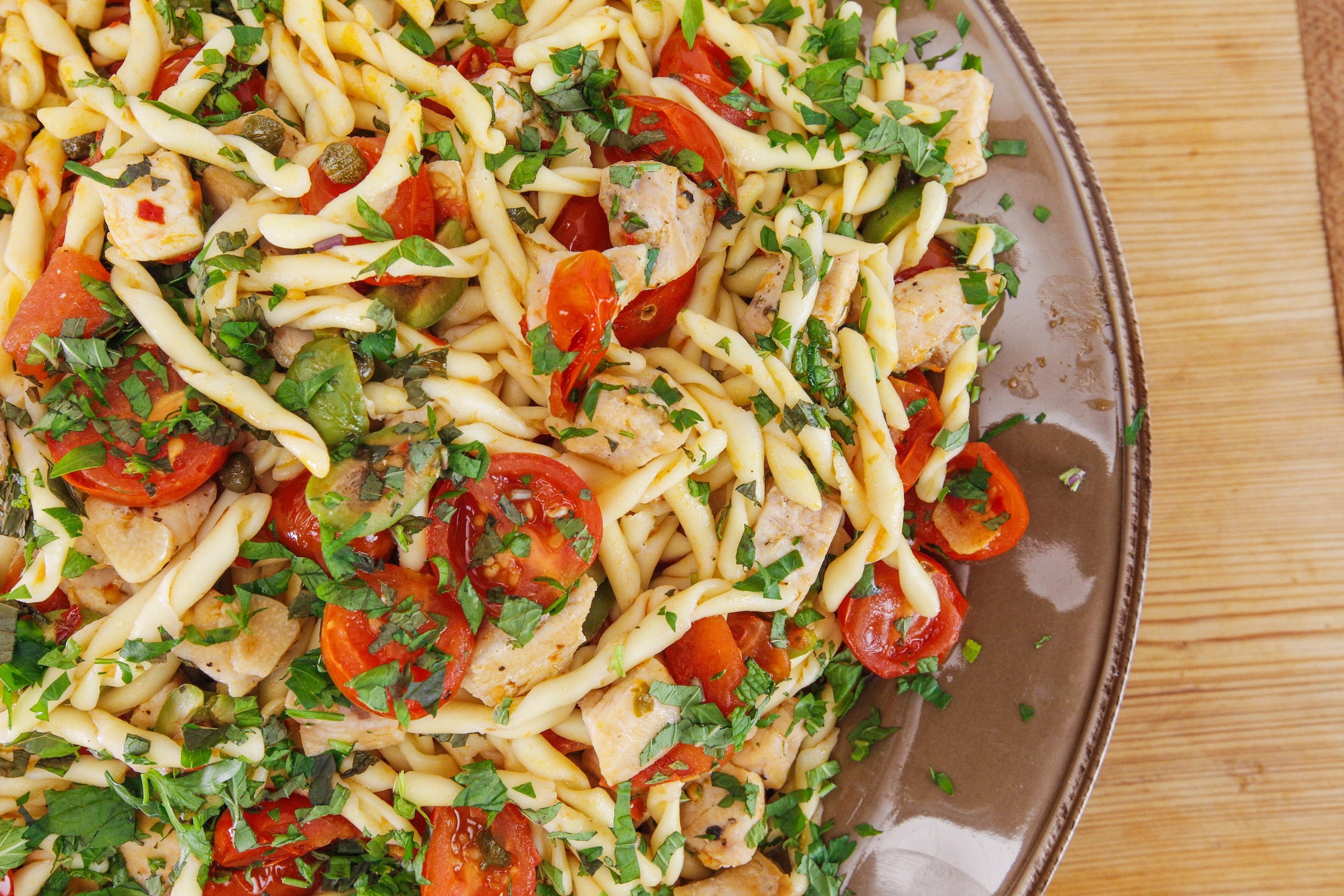 Rachael's Swordfish Pasta with Fresh Tomatoes