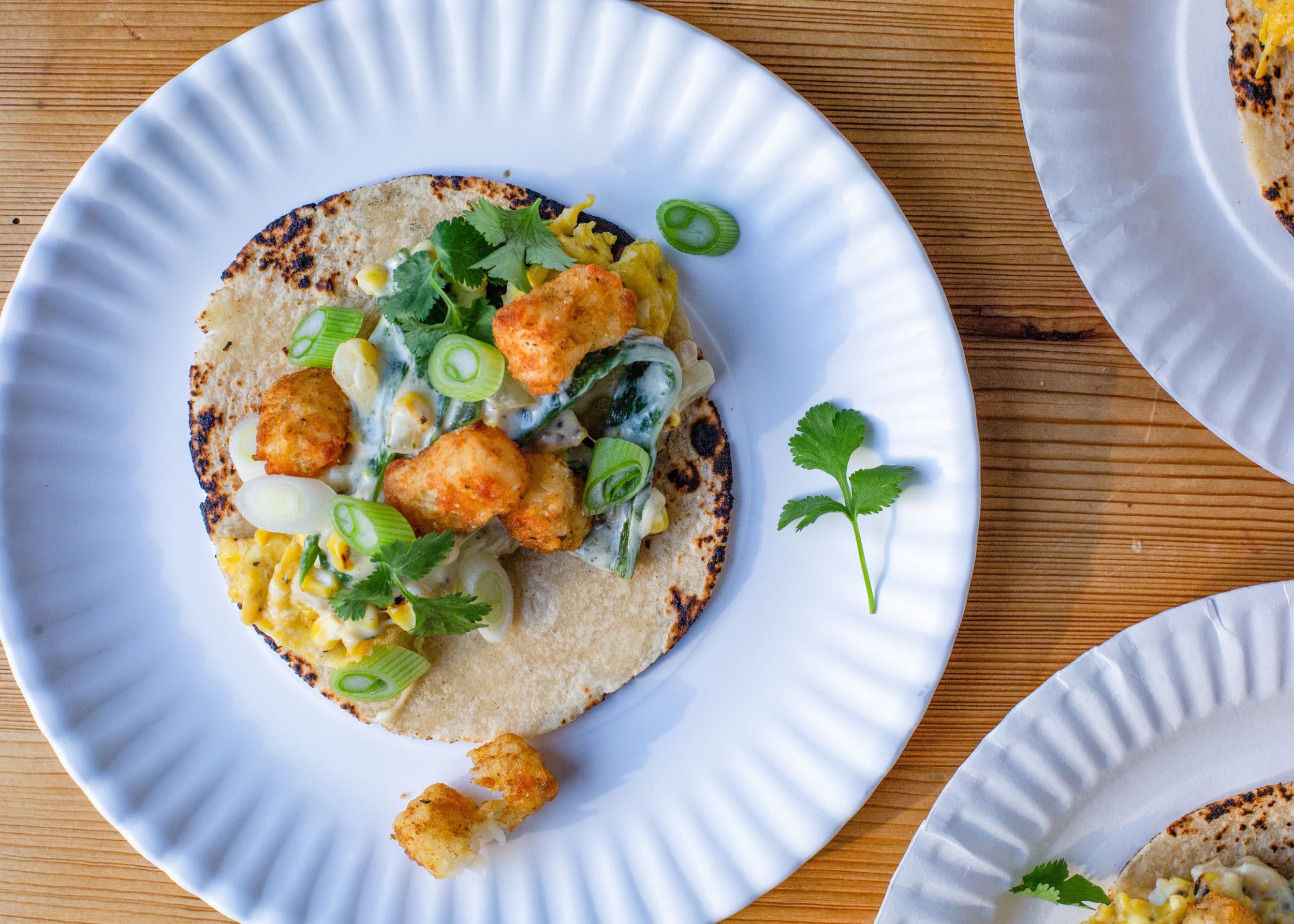 Rajas con Queso Breakfast Tacos