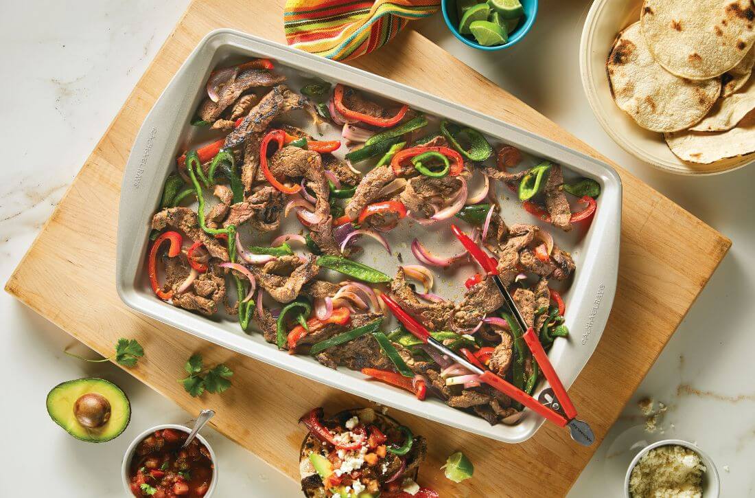 Sheet Pan Steak Fajitas