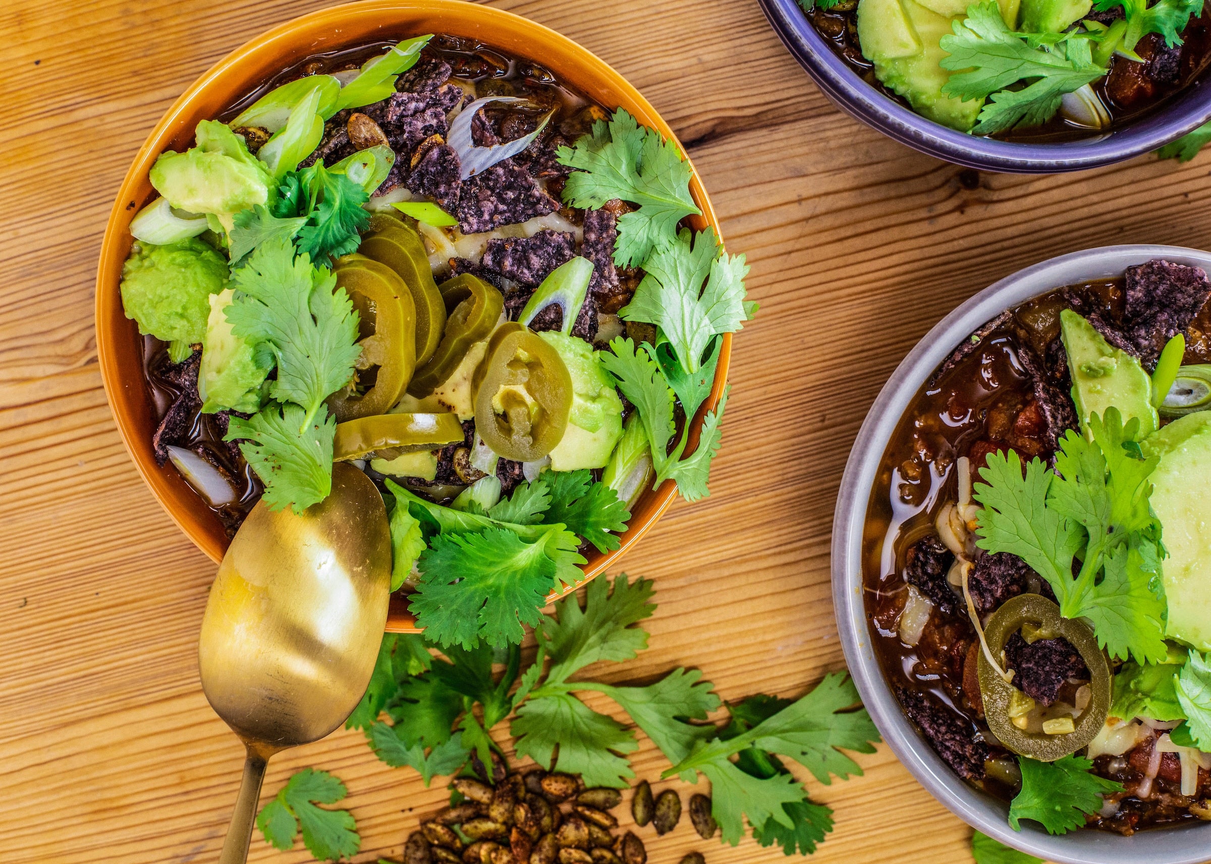 Rachael's Spicy Meat, Bean and Pumpkin Spice Chili