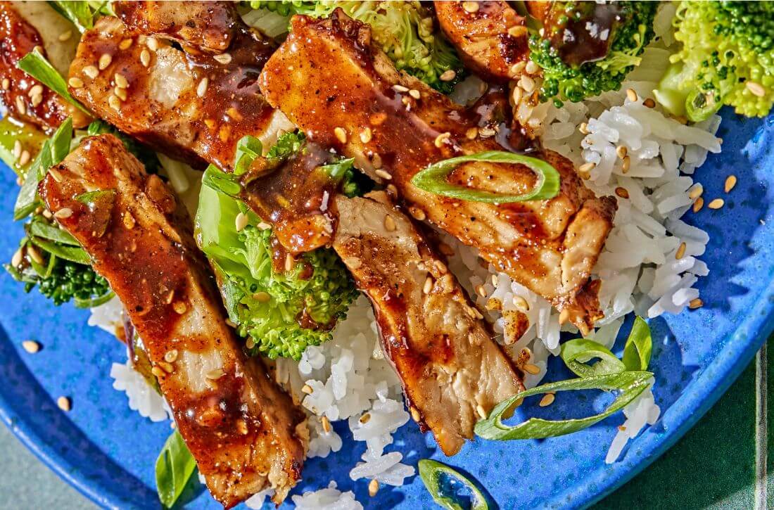 Vegetarian 5 Spice Classic Cutlet Teriyaki